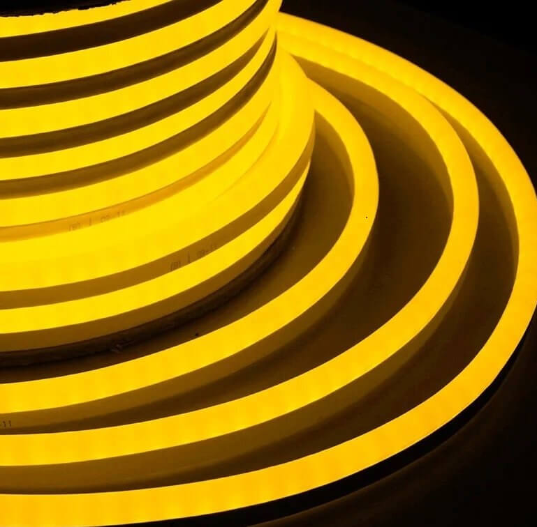 картинка Гибкий Неон LED  - желтый, бухта 50м от магазина Электротехника
