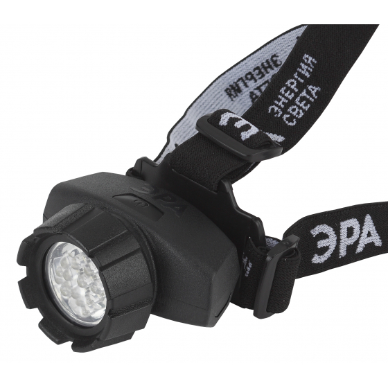 картинка Фонарь налобный LED 2Вт 130Лм 18Led, 3xAAA, 4 реж., черный ЭРА от магазина Электротехника