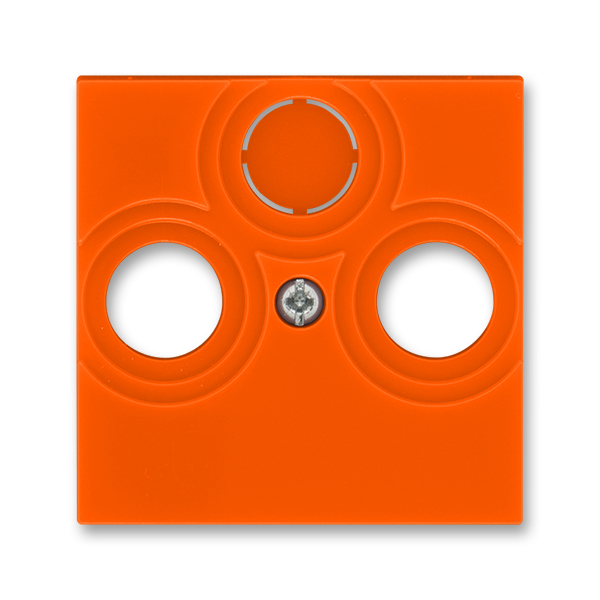 картинка Накладка для розеток TV-R/TV-R-SAT оранжевый LEVIT от магазина Электротехника
