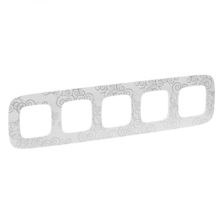 картинка Рамка 5-пост. универсальная Нарцисс хром Valena ALLURE от магазина Электротехника