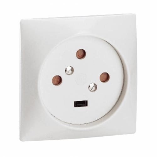 картинка Розетка скр. уст. 3P+N+E со шторками 400В/20А беж. Legrand от магазина Электротехника