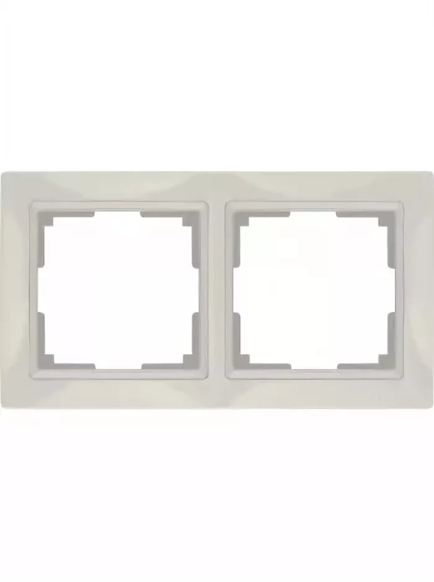 картинка Рамка 2-пост. слон.кость со вставкой слон.кость Snabb basic от магазина Электротехника