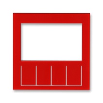 картинка Сменная панель на накладку терморегулятора/таймера красный LEVIT от магазина Электротехника