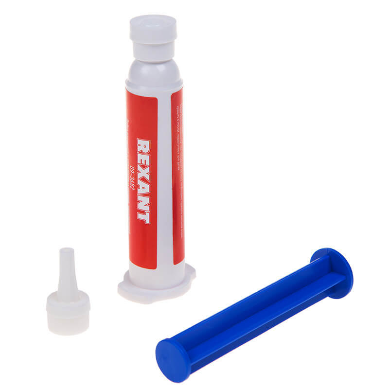картинка Флюс-гель для пайки алюминия 12мл (шприц) REXANT от магазина Электротехника